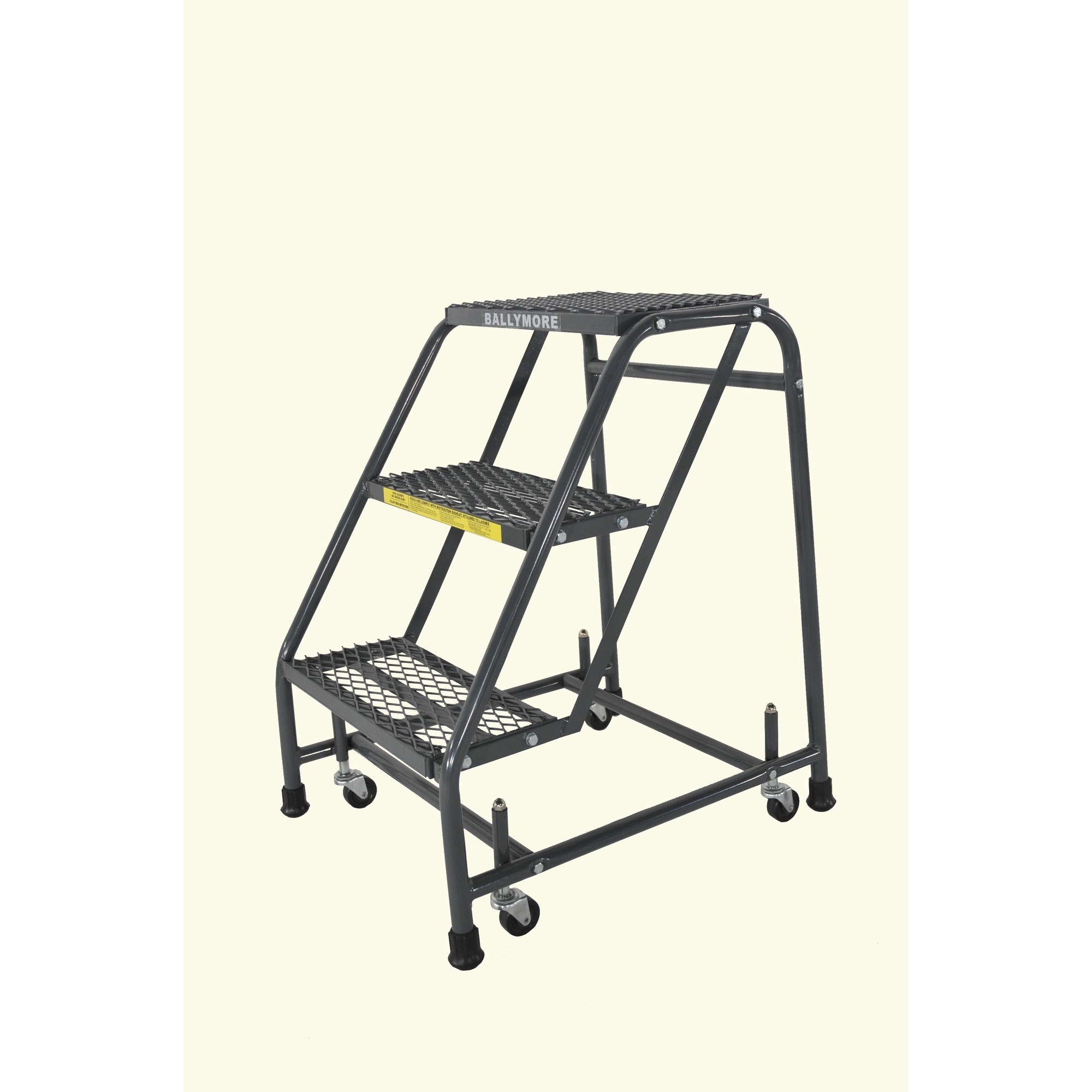 Ballymore, Rolling Ladder, Overall Height 28.5 in, Steps 3, Material Steel, Model# 326X